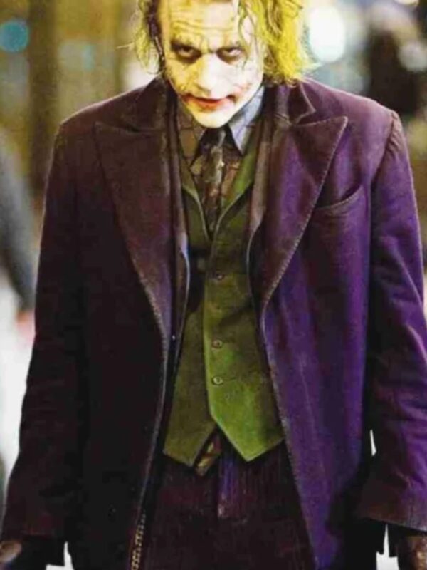 Joaquin Phoenix Joker Suede Leather Trench Coat