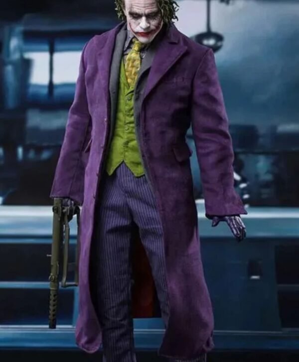Joaquin Phoenix Joker Suede Leather Trench Coat