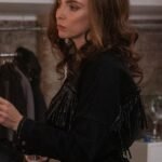 Jodie Comer Killing Eve Villanelle Fringe Denim Black Jacket