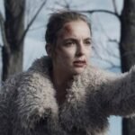 Jodie Comer Killing Eve Villanelle White Faux Fur Jacket
