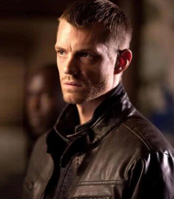 Joel Kinnaman Altered Carbon Black Leather Jacket