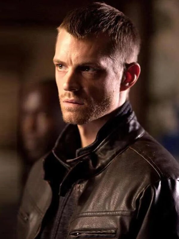 Joel Kinnaman Altered Carbon Black Leather Jacket