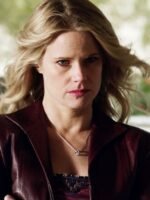 Joelle Carter Justified Ava Crowder Maroon Leather Jacket