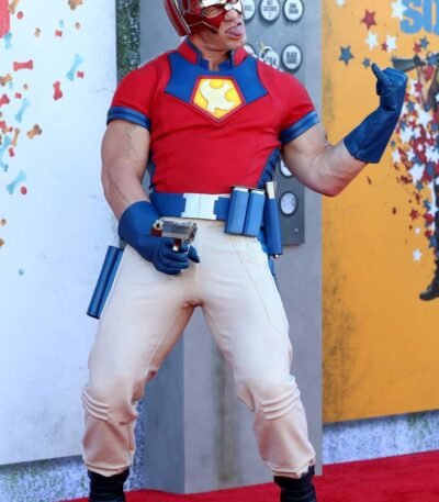 John Cena Suicide Squad Red and Blue Costume Jacket