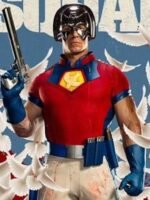 John Cena Suicide Squad Red and Blue Costume Jacket