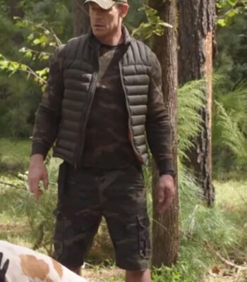 John Cena Vacation Friends Ron Black Puffer Vest