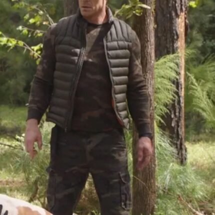 John Cena Vacation Friends Ron Black Puffer Vest