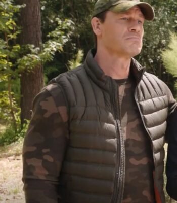 John Cena Vacation Friends Ron Black Puffer Vest