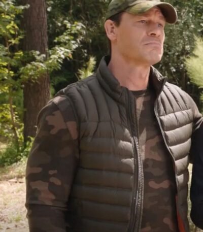 John Cena Vacation Friends Ron Black Puffer Vest