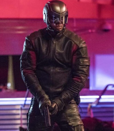 John Diggle Arrow S06 Padded Leather Jacket