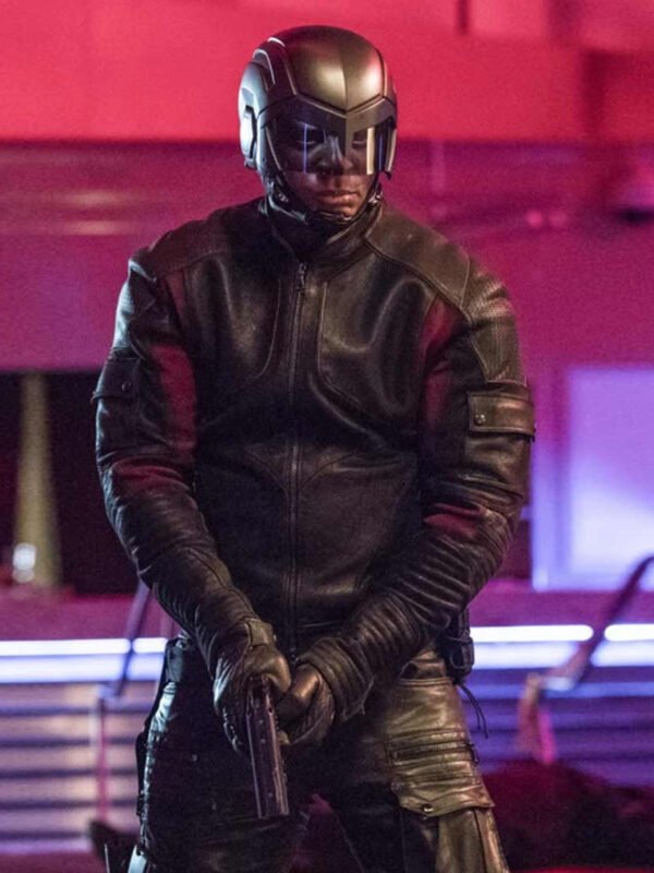 John Diggle Arrow S06 Padded Leather Jacket