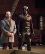 John Diggle Arrow S06 Padded Leather Jacket