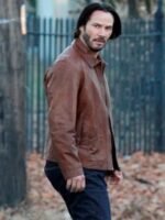 John Wick Movie Brown Leather Jacket