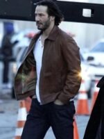 John Wick Movie Brown Leather Jacket