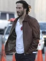John Wick Movie Brown Leather Jacket