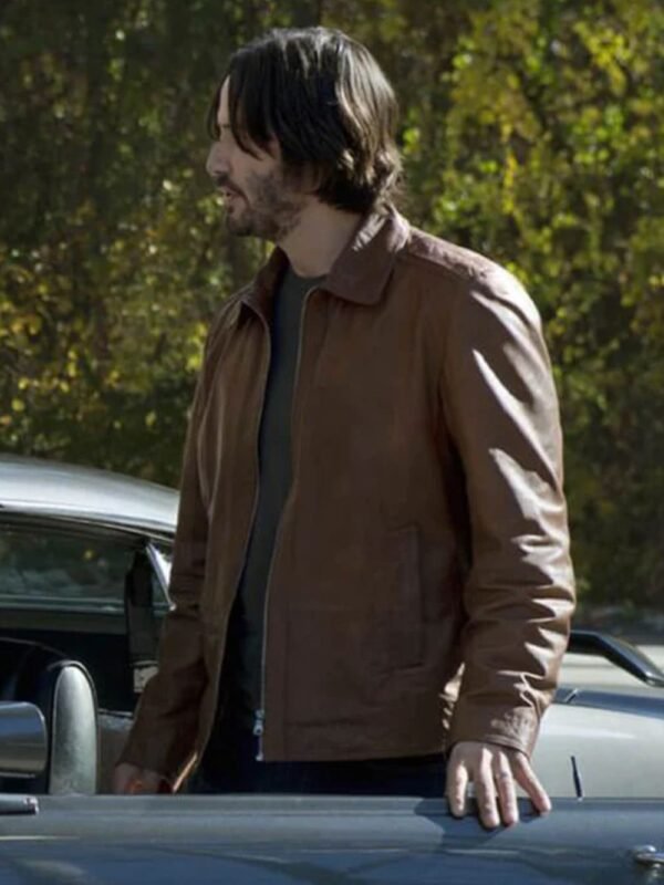 John Wick Movie Brown Leather Jacket