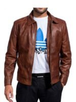 John Wick Movie Brown Leather Jacket