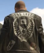 Johnny GTA The Lost MC Black Leather Jacket