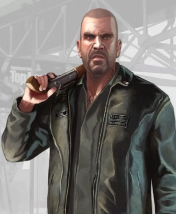 Johnny GTA The Lost MC Black Leather Jacket