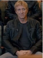 Johnny Lawrence Cobra Kai S3 Black Leather Jacket