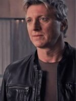 Johnny Lawrence Cobra Kai S3 Black Leather Jacket