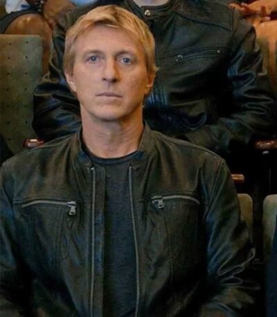 Johnny Lawrence Cobra Kai S3 Black Leather Jacket