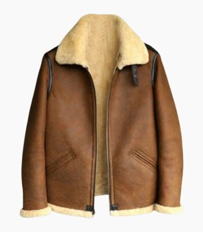 Johnson Brown SF Shearling Soft Leather Jacket