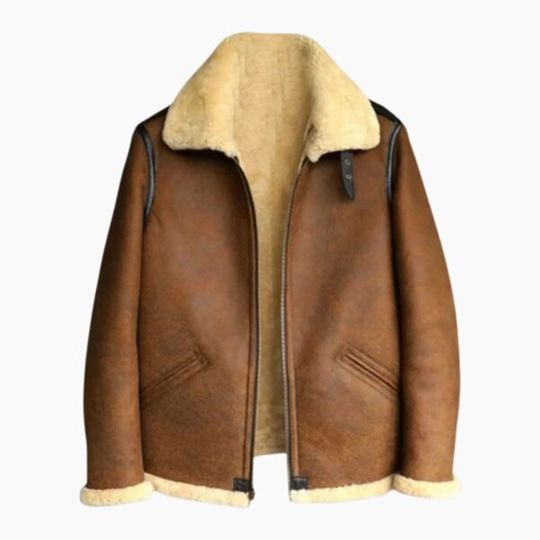 Johnson Brown SF Shearling Soft Leather Jacket