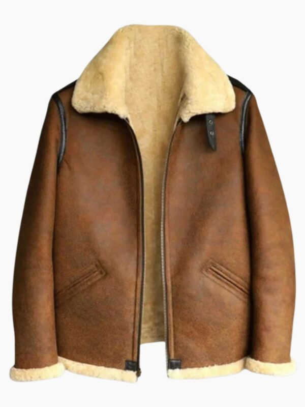 Johnson Brown SF Shearling Soft Leather Jacket