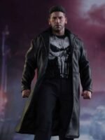 Jon Bernthal The Punisher Leather Trench Coat