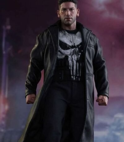 Jon Bernthal The Punisher Leather Trench Coat