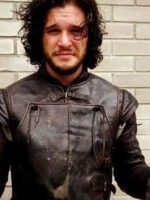 Jon Snow Game Of Thrones Costume Belted Closure Jacket