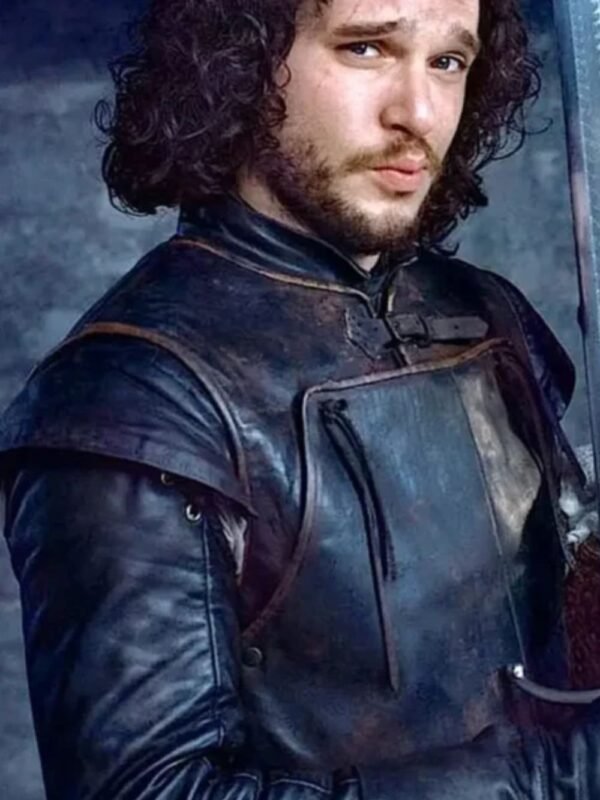 Jon Snow Game Of Thrones Costume Belted Closure Jacket