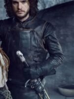 Jon Snow Game Of Thrones Costume Belted Closure Jacket