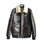Jonathan Brown Shearling G-1 Bomber Jacket