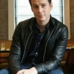 Jonathan Groff The Matrix 4 Black Real Leather Jacket