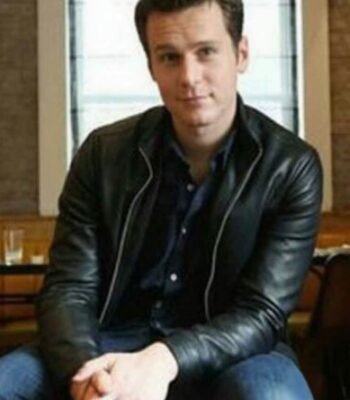 Jonathan Groff The Matrix 4 Black Real Leather Jacket