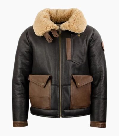 Jones-SF Shearling Bomber Black Jacket