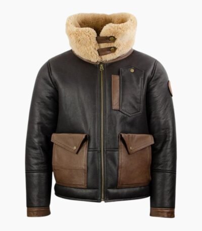 Jones-SF Shearling Bomber Black Jacket