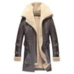Jordan Double Collar Heavy Weight Shearling Coat