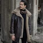 Jordan Double Collar Heavy Weight Shearling Coat