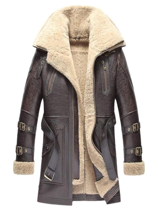 Jordan Double Collar Heavy Weight Shearling Coat