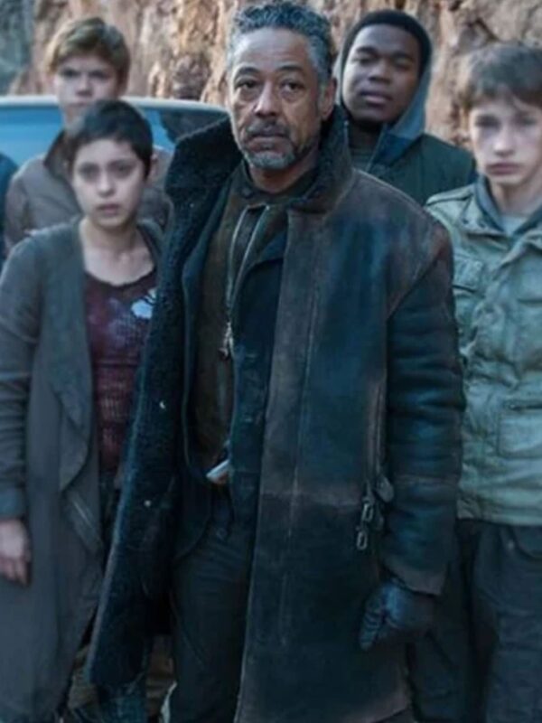 Jorge Maze Runner The Death Cure Leather Coat