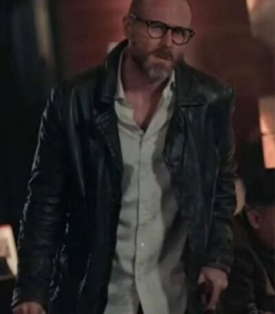 Jorge Poza Dark Desire Leonardo Solares Leather Jacket