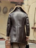 Jorge-SF Shearling Brown Leather Long Coat