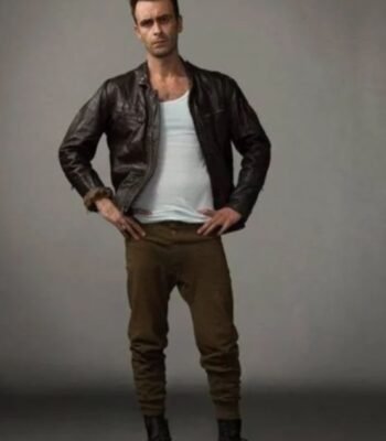 Joseph Gilgun Preacher Black Leather Jacket