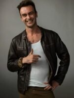 Joseph Gilgun Preacher Black Leather Jacket