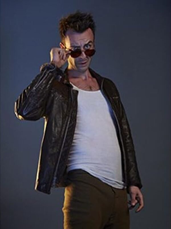 Joseph Gilgun Preacher Black Leather Jacket