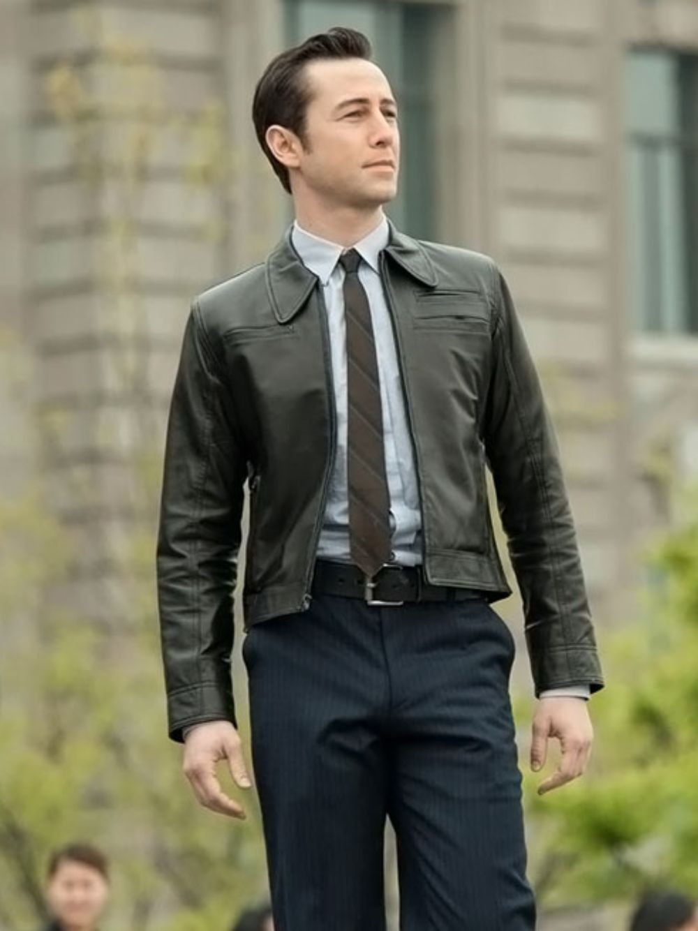 Joseph Gordon-Levitt Looper Black Leather Jacket Joseph Gordon-Levitt Looper Black Leather Jacket