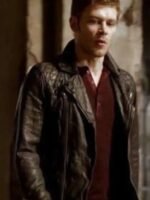 Joseph Morgan The Originals Black Vegan Leather Jacket